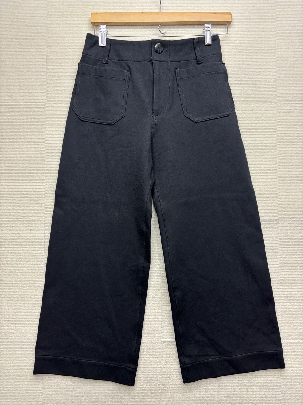 Maeve | Colette 26P 26 P Black Wide-Leg Pants Anthropologie